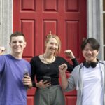 William Mc Donnell from Barna who hopes to be doing Theoretical Physics, Tammi Buitendag  who will be doing Nano Biology in Tudelft in the Netherlands and Kaelan Geng who got maximum points of 625 in his Leaving Certificate at Yeats College Galway.