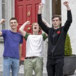 Friends from Barna  since National School day 1, William Mc Donnell who hopes to be doing Theoretical Physics, David Mannion who hopes to do Pharmacy in Trinity with his  601 points and Niall Gough who hopes to do Medicine in University of Galway which they picked up at Yeats College Galway